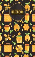 Notebook: 96 linied Pages I lined I Size 6x9 I Notebook for beekeeper I Ideal for notes and sketches I