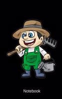 Notebook: Happy Gardener Garding Personal Organizer
