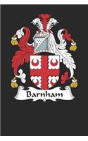 Barnham: Barnham Coat of Arms and Family Crest Notebook Journal (6 x 9 - 100 pages)