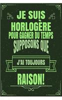 Je Suis Horlogère Pour Gagner Du Temps Supposons Que j'Ai Toujours Raison!