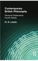 Contemporary British Philosophy