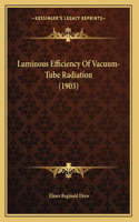 Luminous Efficiency Of Vacuum-Tube Radiation (1903)