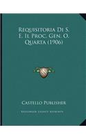 Requisitoria Di S. E. Il Proc. Gen. O. Quarta (1906)