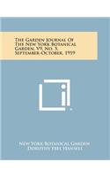 Garden Journal of the New York Botanical Garden, V9, No. 5, September-October, 1959