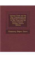 German Trade and the War
