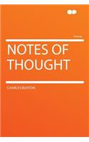 Notes of Thought: (English)