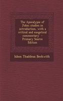 The Apocalypse of John; Studies in Introduction, with a Critical and Exegetical Commentary