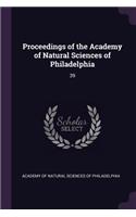 Proceedings of the Academy of Natural Sciences of Philadelphia: 39