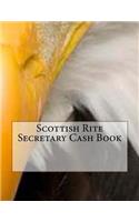 Scottish Rite Secretary Cash Book