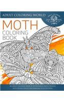 Moth Coloring Book