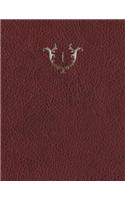 Monogram "I" Grid Sketchbook: (9 Monogram Red 150 Grid-Sketch)