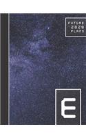 Personalised 2020 Diary Week To View Planner: A4 Letter E 2020 Planner Digital Data Design, Stars In The Sky, Prepare For The Future Organiser And Planner For The Year Ahead, School, Business, O