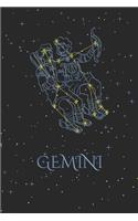Daily Planner - Zodiac Sign Gemini: Horoscope Appointment Book, Astrology weekly calendar, undated, 120 Pages, 6" x 9" Organizer