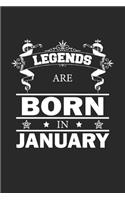 Legends Are Born In January