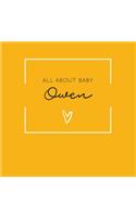 All About Baby Owen: The Perfect Personalized Keepsake Journal for Baby's First Year - Great Baby Shower Gift [Soft Mustard Yellow]