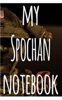 My Spochan Notebook: The perfect way to record your martial arts progression - 6x9 119 page lined journal!