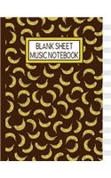 Blank Sheet Music Notebook