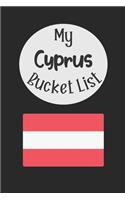My Cyprus Bucket List: Novelty Bucket List Themed Notebook