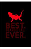 Best. Beardie Dad. Ever: 110 Game Sheets - SeaBattle Sea Battle Blank Games - Soft Cover Book for Kids for Traveling & Summer Vacations - Mini Game - Clever Kids - 110 Lined