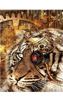 Steampunk Tiger Journal, Graph Paper