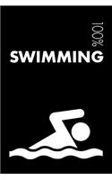 Swimming Notebook: Blank Lined Swimming Journal For Player and Coach