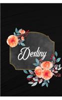 Destiny: Personalized Journal for Women and Girls