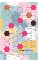 Hexagonal Graph Paper: Hexagon Paper (Large) 0.5 Inches (1/2) 100 Pages (6.14x 9.21) White Paper, Hexes Radius Honey Comb Paper, Organic Chemistry, Biochemistry, Science N