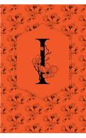 Floral Monogram Journal/Notebook - I