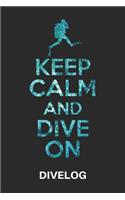 Keep Calm and Dive on Divelog