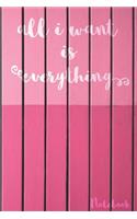 All I Want Is Everything