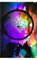 Cool Colorful Back Lit Dreamcatcher Journal: Take Notes, Write Down Memories in this 150 Page Lined Journal