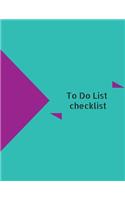 To Do List Checklist