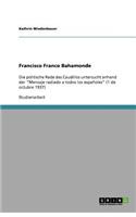 Francisco Franco Bahamonde: Die politische Rede des Caudillos untersucht anhand der "Mensaje radiado a todos los españoles" (1 de octubre 1937)