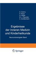 Ergebnisse Der Inneren Medizin Und Kinderheilkunde
