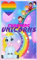 Charming Unicorns: Wonderful unicorns coloring book for girls - beautiful images