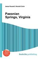 Paeonian Springs, Virginia