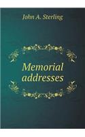 Memorial addresses: (English)