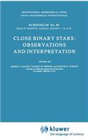 Close Binary Stars: Observations and Interpretation