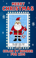 Merry Christmas Color By Number For Kids