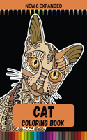 Cat Coloring Book (New & Expanded): Stress Relieving Designs for Kids, Boys & Girls Relaxation