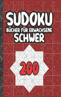 Sudoku Bücher für Erwachsene schwer: 200 Sudokus von hart mit Lösungen für Erwachsene Geschenke Sudoku hartes Buch Liebhaber Erwachsene, Kinder