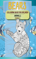 Mandala Colouring Book for Children - Animals - Bears