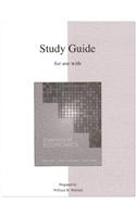 Study Guide to accompany Essentials of Economics