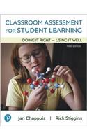 Classroom Assessment for Student Learning