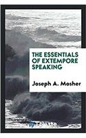 The essentials of extempore speaking