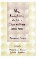 What Reading Research Tells Us About Children With Diverse Learning Needs