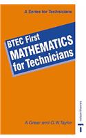 BTEC First - Mathematics for Technicians