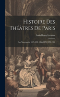Histoire Des Théâtres De Paris