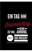 Ein Tag ohne Inlineskating ist wie... keine Ahnung. Woher soll ich das Wissen?