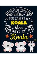 Always Be Yourself Unless You Can Be a Koala Then Always Be a Koala